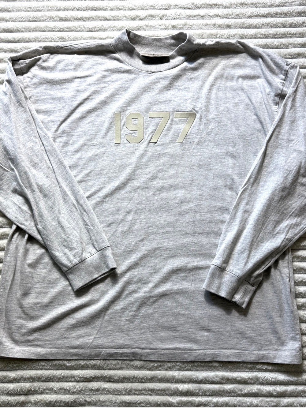 Essentials Fear of God Pullover Sweatshirt Gray Men's Size XXL 1977